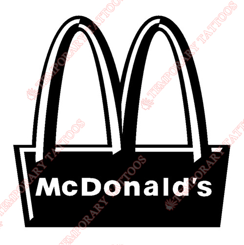McDonalds Customize Temporary Tattoos Stickers NO.5575